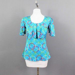 Kim Rogers Women Shirt‎ Blue S